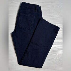 Ann Taylor Loft Women's Curvy Sexy Boot Dark Wash Denim 29/8